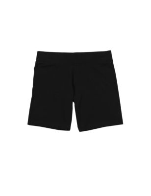 Girls&#39; Cotton Rich Cycling Shorts with StayNEW&trade; & Active Sport&trade;